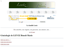 Tablet Screenshot of lentz.larmesblanches.com