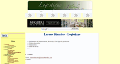 Desktop Screenshot of logistique.larmesblanches.com
