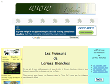 Tablet Screenshot of larmesblanches.com